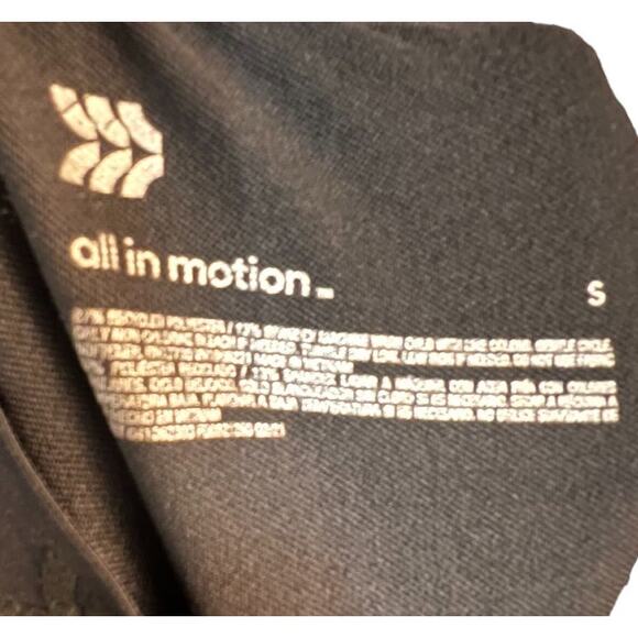 All in Motion Leggings Womens Size Small Black Full Length Athletic - Picture 3 of 3